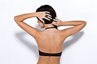 U plunge bra, flexible shoulder straps, for deep neckline clothes, A to D-cup